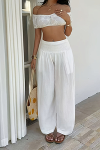 Relaxed Cropped Summer Pants Vacation