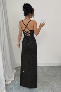 Radiant Sequin Maxi Dress