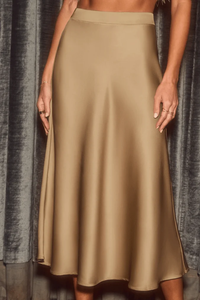 Sleek Flow Midi Skirt