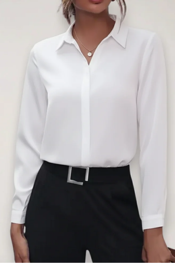 Polished Tailored Blouse