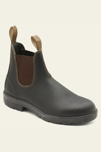 Rugged Leather Chelsea Boots