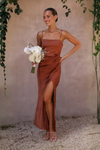 Elegant Slip Midi Dress