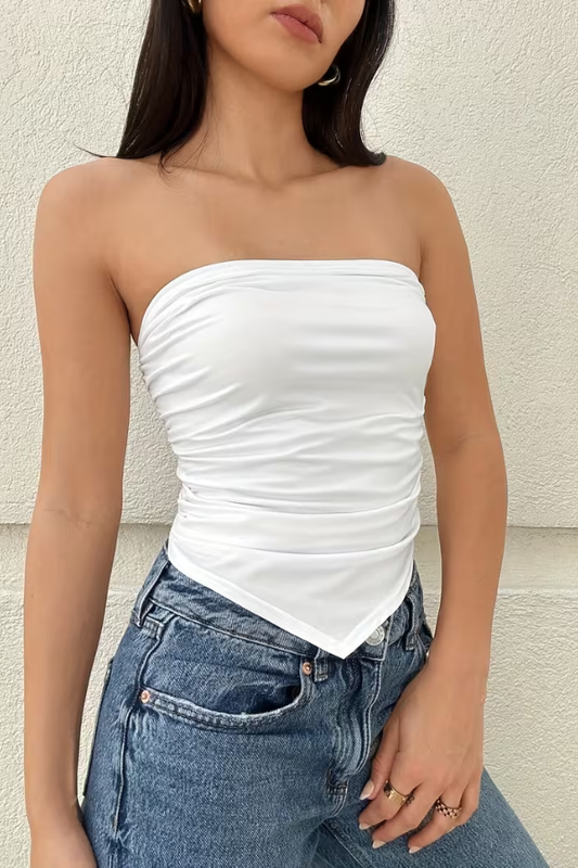 Sleek Bandeau Tube Top Layered