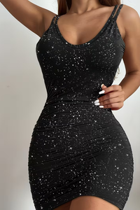 Dazzling Butterfly Sequin Dress