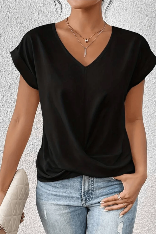Casual Cotton Crew Neck T-Shirt