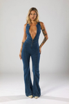 Sleek Deep Jumpsuit Vneck