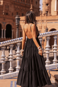Glamorous Halter Neck Keyhole Maxi Dresses