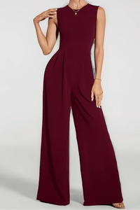 Sleek Black Wide Leg Jumpsuit
