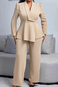 Executive Notched Lapel Suit Set
