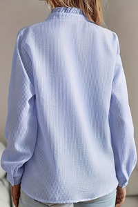 Chic Ruffle Detail Blouse