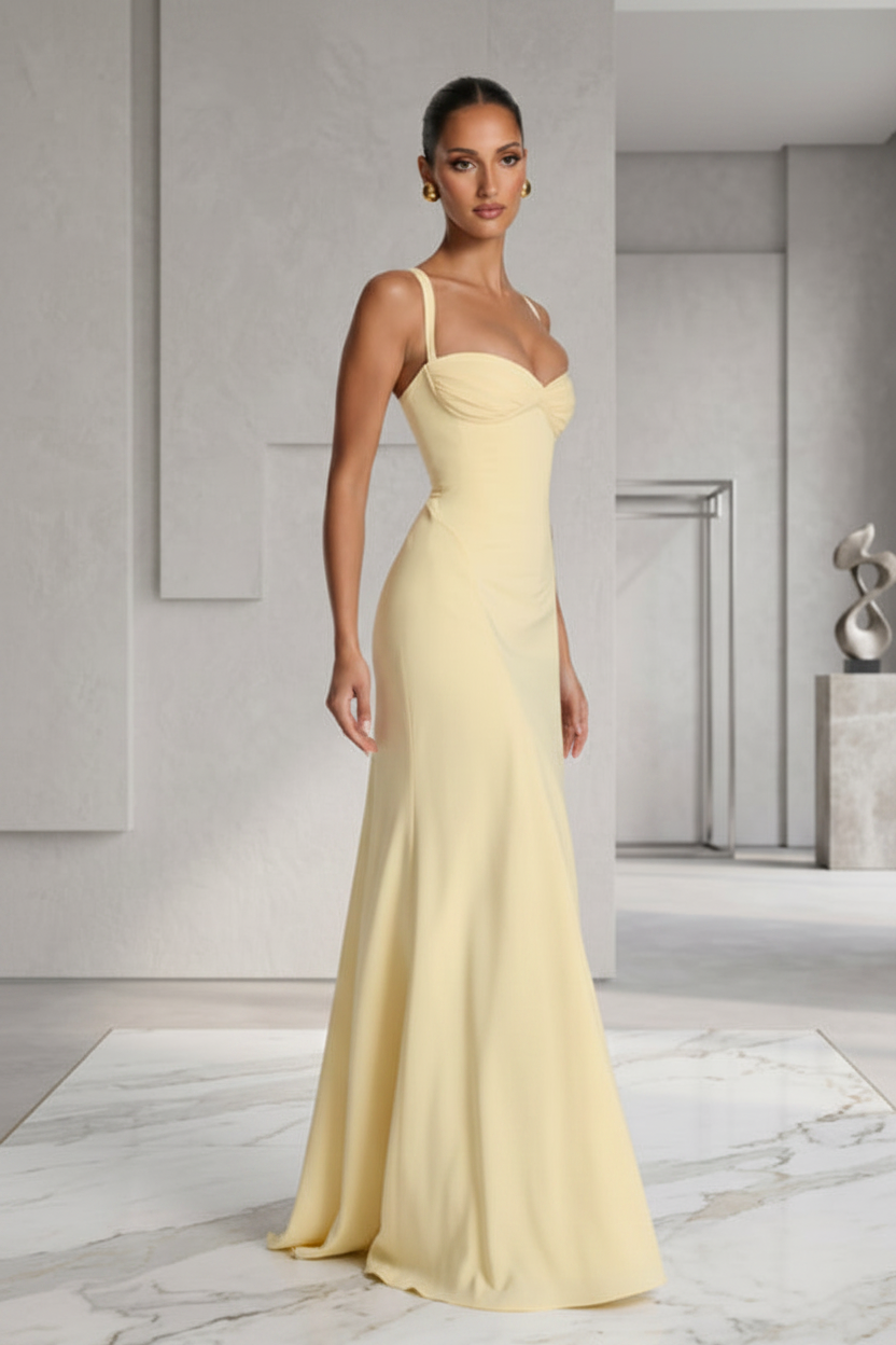 Traumhafte Eleganz Anlass Maxikleid