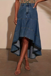 Classic Denim Midi Dress