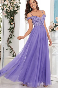 Romantic Tulle Ballgown VNeck