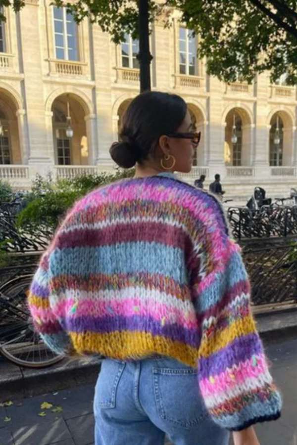 Vibrant Knit Cardigan
