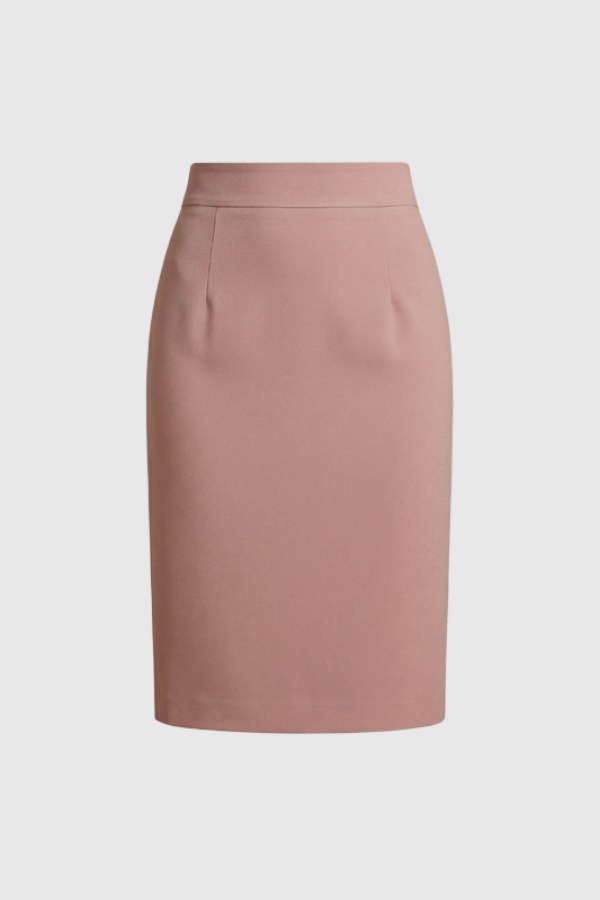 Elegant High Waist Midi Skirt