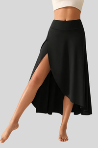 Active Front Slit Mini Skirt