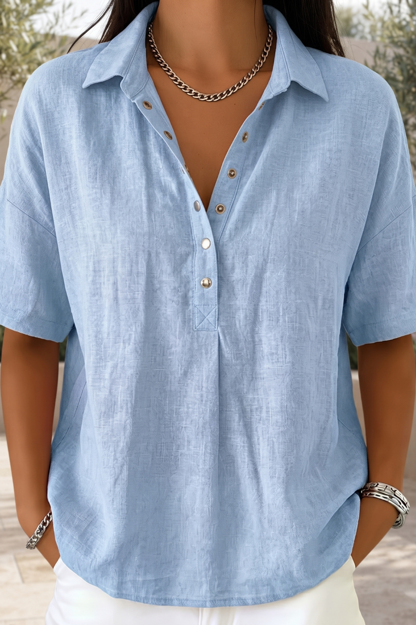 Timeless Grace Button Blouse