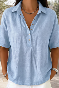 Timeless Grace Button Blouse