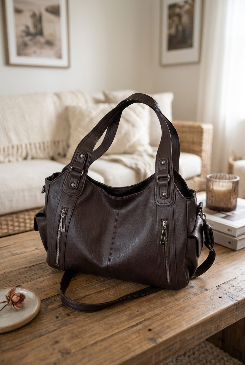Spacious Shoulder Bag
