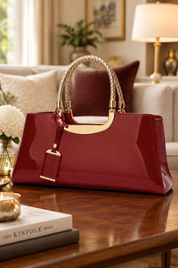 Glossy Finish Handbag