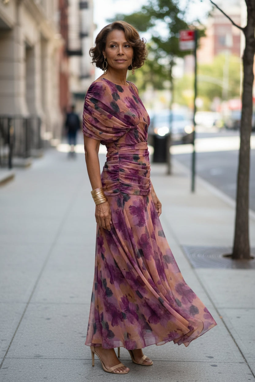 Warm Off Shoulder Midi Dress
