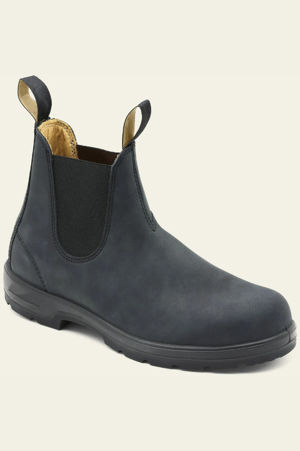 Rugged Leather Chelsea Boots