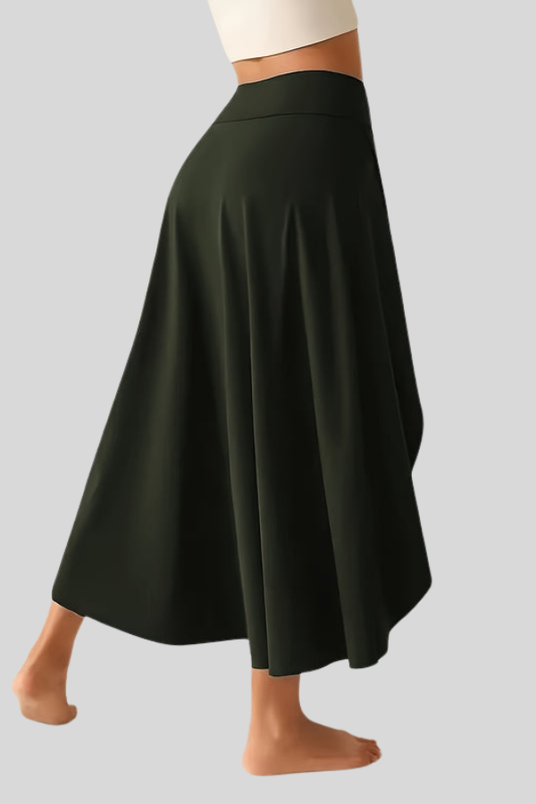 Active Front Slit Mini Skirt