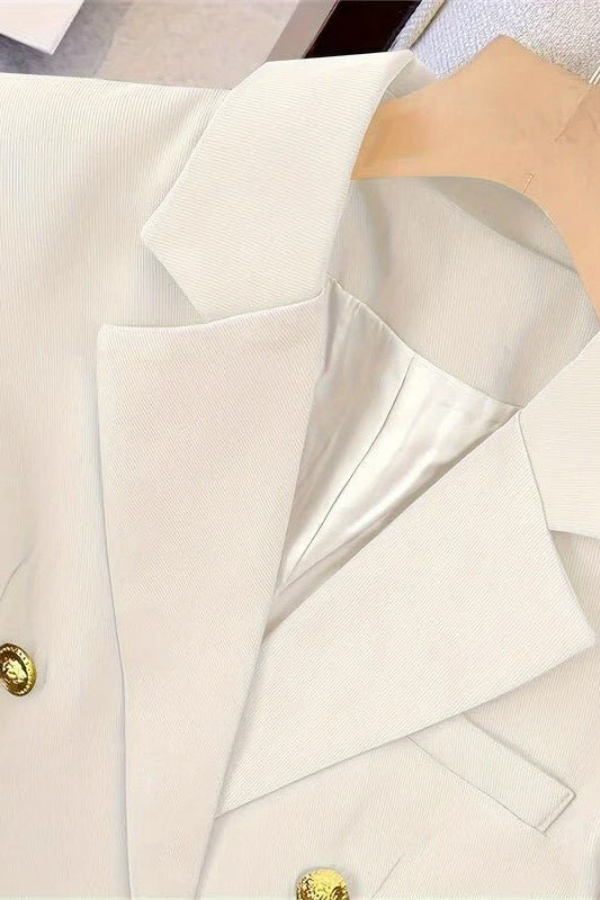 Classic Wool Blazer DoubleBreasted