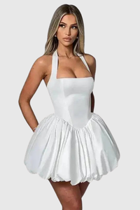 Elegant A-Line Wedding Mini Dress