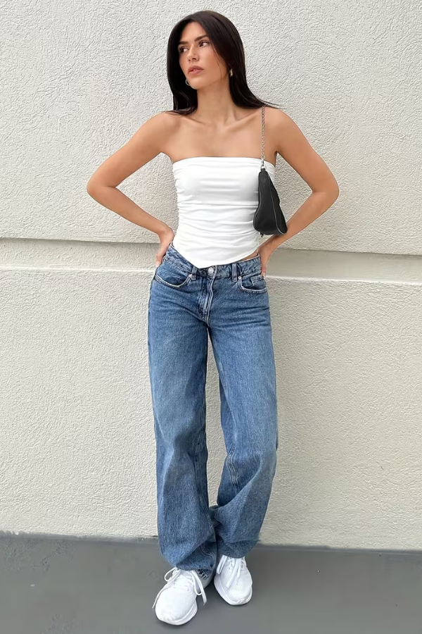 Sleek Bandeau Tube Top Layered