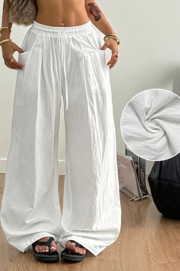 Bohemian Cropped Summer Pants Minimalist