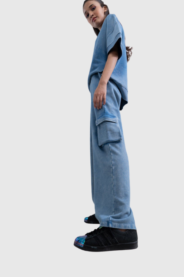 Relaxed Cropped Summer Pants Cargo
