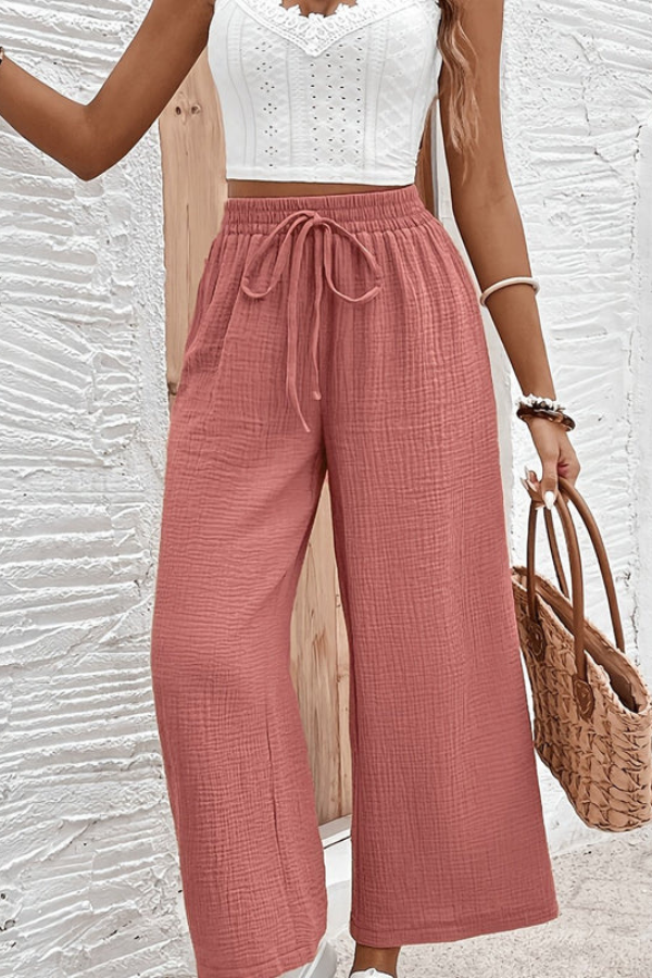 Vacation Cropped Summer Pants Relaxed