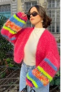 Vibrant Knit Cardigan