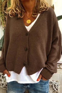 Cozy Knit Button Cardigan