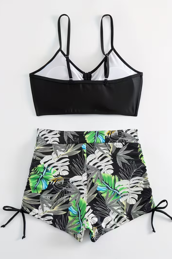 Vibrant Tropical Leaf Bikini Set