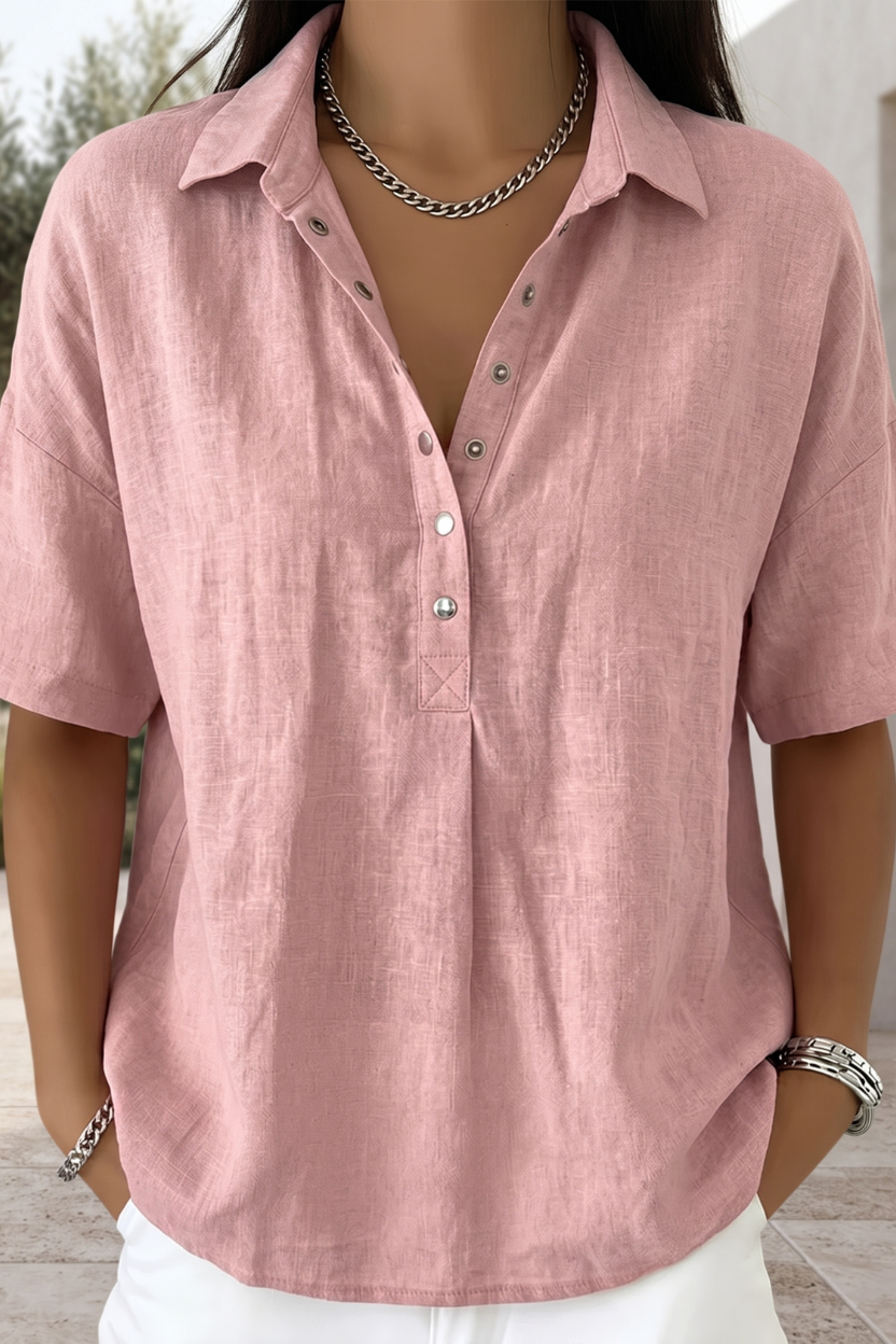 Timeless Grace Button Blouse