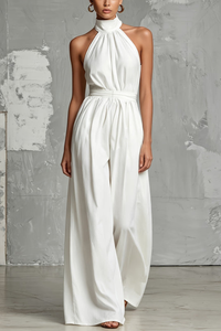 Elegantes rückenfreies Tanktop mit Gürtel