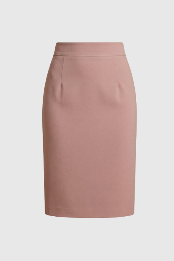 High Waist Elegant Midi Skirt