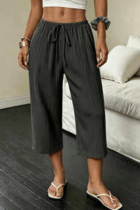 Relaxed Cropped Summer Pants Elegant