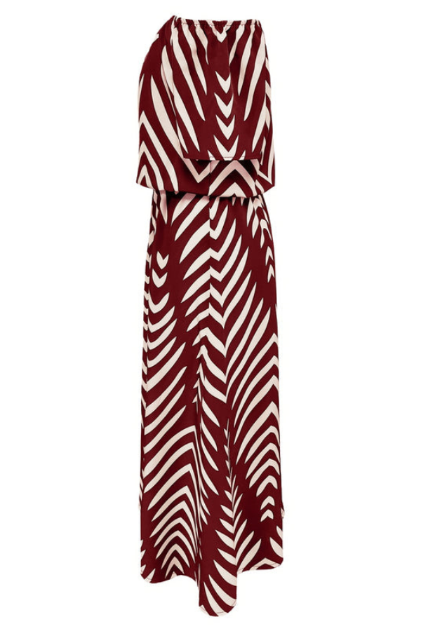 Bohemian Halter Neck Keyhole Maxi Dresses
