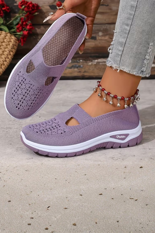 Lightweight Breathable Slip On Casual Sneakers