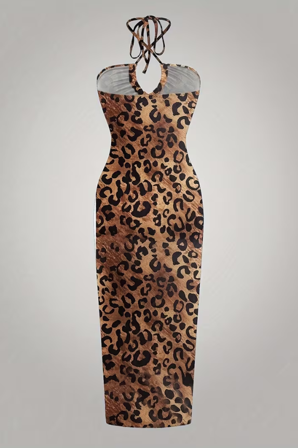 Sleek Mini Dress Open Back