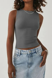 High Neck Everyday Crop Top
