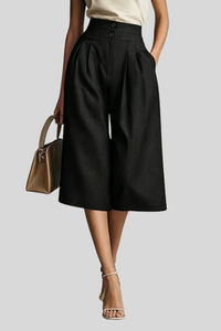 Vintage Cropped Summer Pants Relaxed