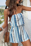 Geometric Jumpsuit Bandeau