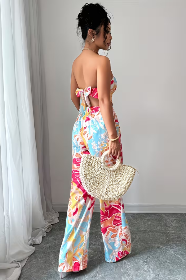 Romantic Tropical Two Piece Set