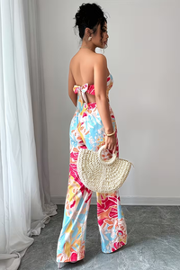 Romantic Tropical Two Piece Set