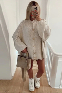 Oversized Knit Cardigan