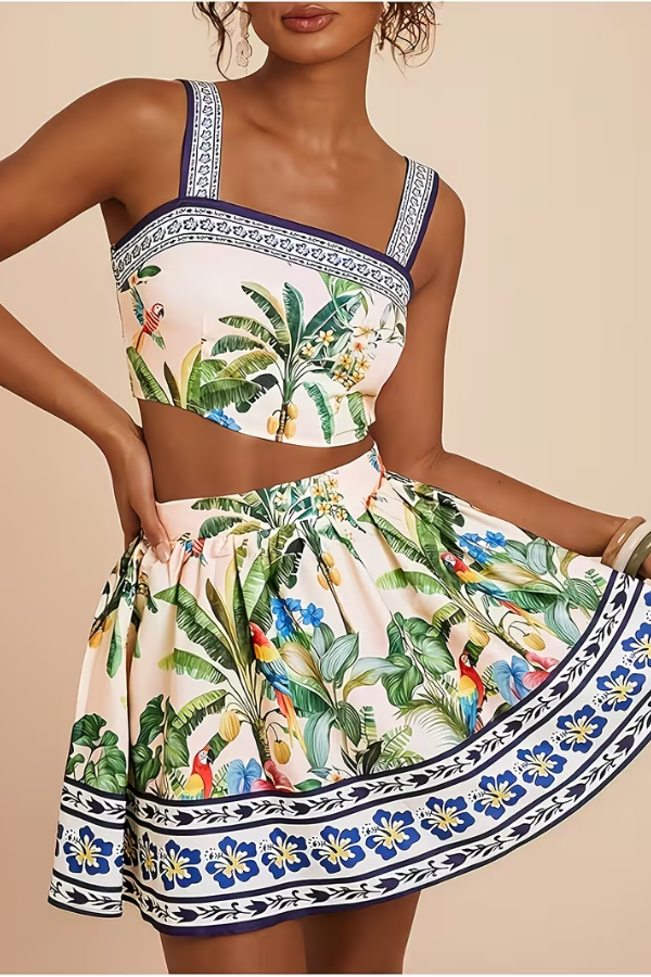 Tropical Elegance Two Piece Set